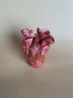 Heart sculpture XLVII by Stephanie Dyrby