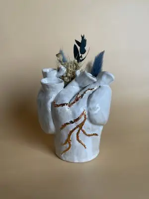 Heart sculpture XLVIII by Stephanie Dyrby