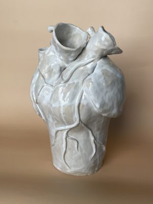 Heart sculpture by artist Stephanie Dyrby