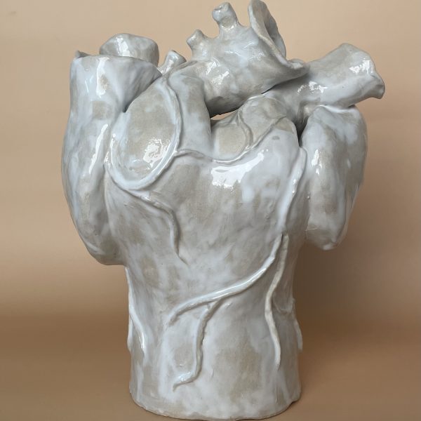 Heart sculpture by artist Stephanie Dyrby