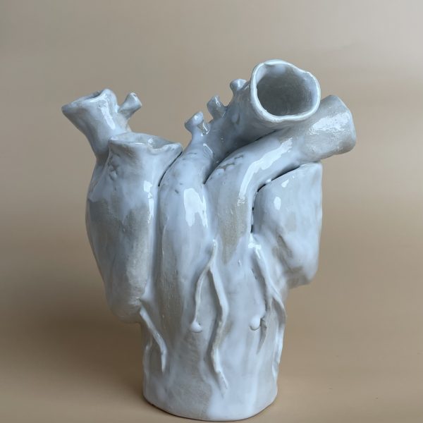 Heart sculpture by artist Stephanie Dyrby