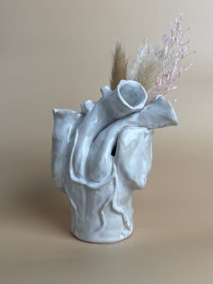 Heart sculpture by artist Stephanie Dyrby