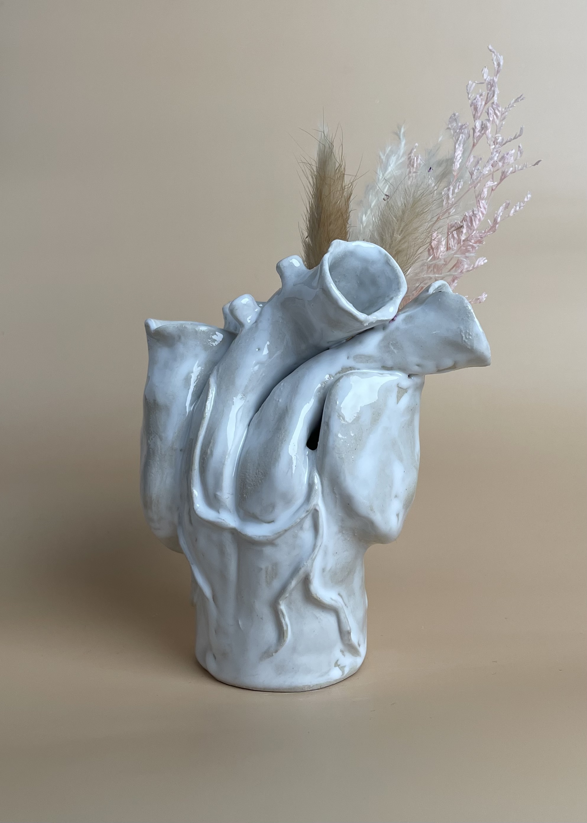 Heart sculpture by artist Stephanie Dyrby
