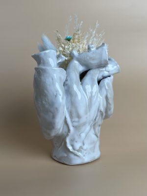 Heart sculpture by artist Stephanie Dyrby