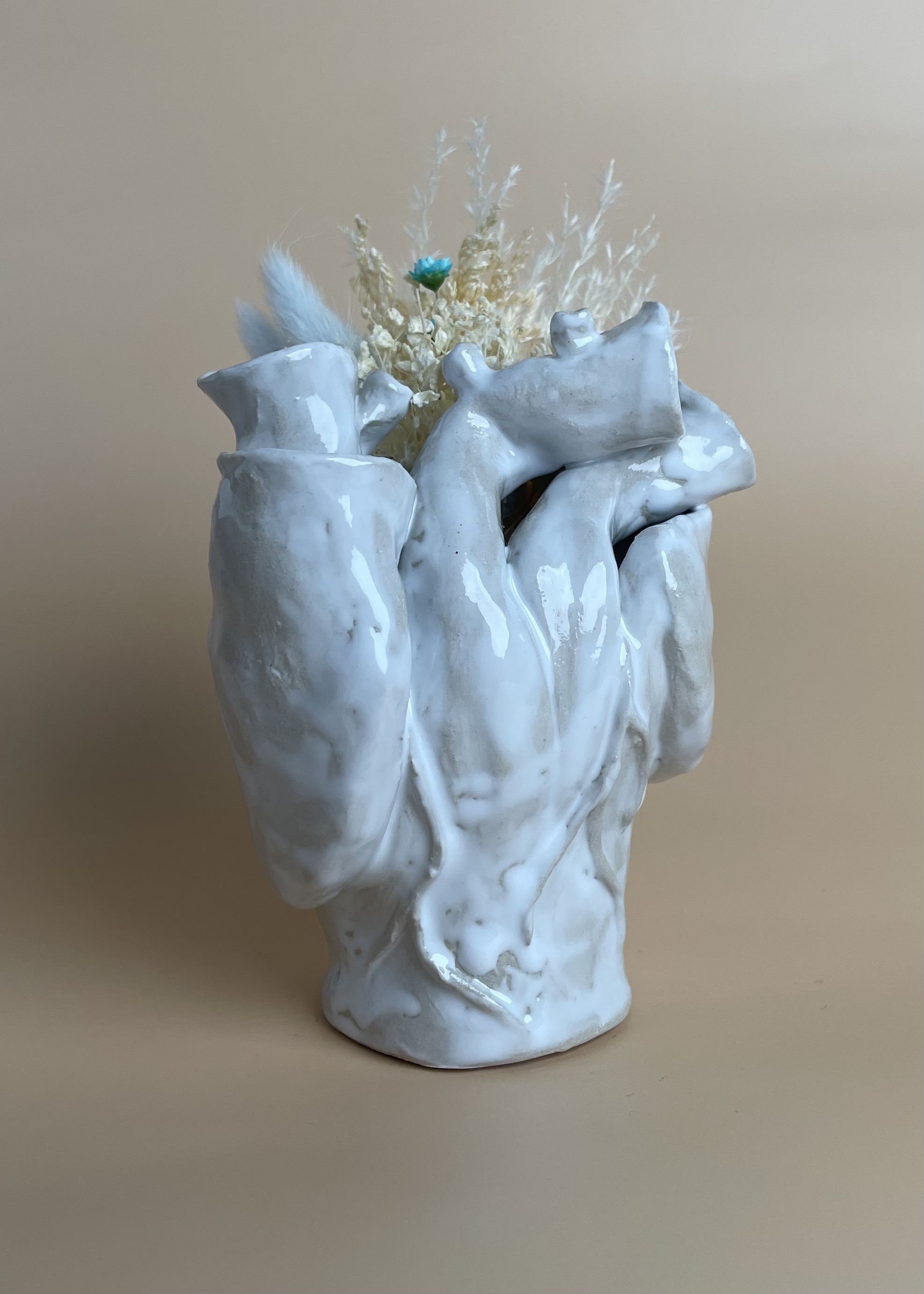 Heart sculpture by artist Stephanie Dyrby
