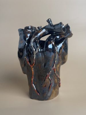 Heart sculpture by artist Stephanie Dyrby