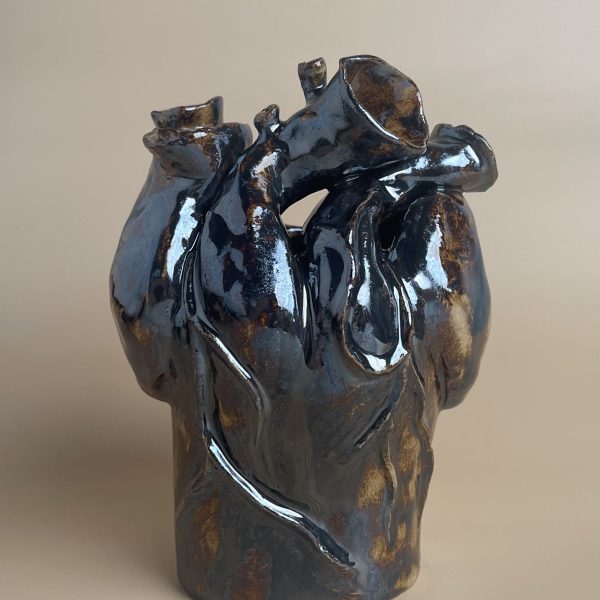Heart sculpture by artist Stephanie Dyrby