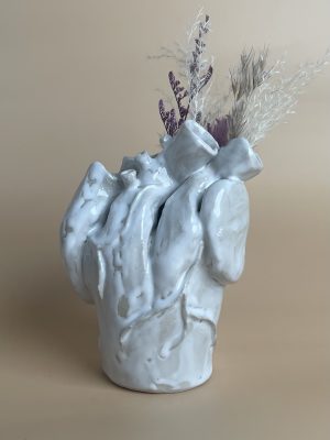 Heart sculpture by artist Stephanie Dyrby