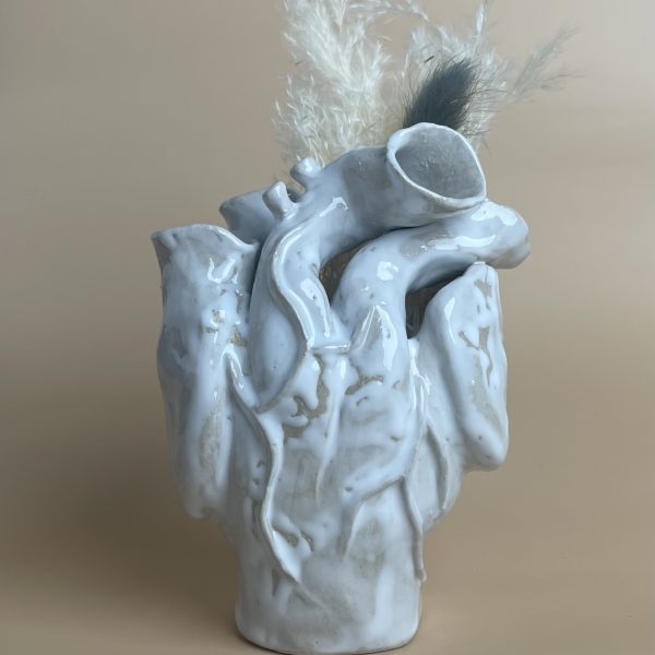 Heart sculpture by artist Stephanie Dyrby