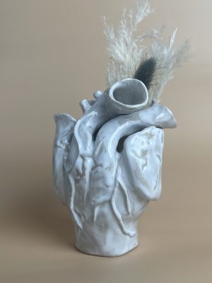 Heart sculpture by artist Stephanie Dyrby