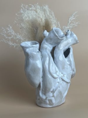Heart sculpture by artist Stephanie Dyrby